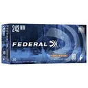 Federal Power-Shok Rifle Ammunition .243 Win 80 gr SP 3330 fps 20/ct - Federal