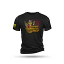 Nine Line Grinch Triblend Short Sleeve Shirt Black M - New-Line-Apparel