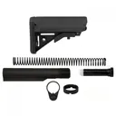 TacFire Mil-Spec Buffer Tube Kit with Stock and Buttpad for AR-15 Black - Tacfire