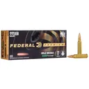 Federal Premium Gold Medal Sierra MatchKing Rifle Ammunition .223 Rem 77 gr BTHP 2720 fps - 20/ct - Federal