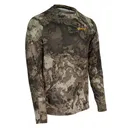 Muddy Base Layer Crew Long Sleeve Shirt Veil Canyon Grey S - Muddy