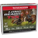 Winchester Long Beard TSS Shotshells 20ga. 3" 1-9/16oz 1100 fps #8 5/ct - Winchester