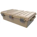 MTM Large Ammo Crate Divided Utility Box Dark Earth - Mtm