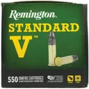Remington Standard Velocity Rimfire Ammunition .22LR 38gr LRN 1080 fps 550/ct - Remington