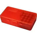 MTM Ammo Box for .38-.357 50 Rounds Red - Mtm