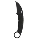 SOG Gambit Blackout Fixed Knife 2-3/5" Sheepsfoot Blade Black - SOG Knives