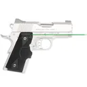 Crimson Trace LG-404G Front Activation Green Handgun Lasergrips for 1911 Compact Black - Crimson-Trace
