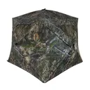 Ameristep Silent Brickhouse Wide Bottom Fire Retardant Ground Blind Mossy Oak Country DNA XL - Ameristep