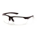 Pyramex Drone 2.0 Shooting Glasses Black with Clear Lens Anti Fog - Pyramex-Safety