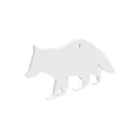 Birchwood Casey AR500 3/8" Steel 1 Hole Animal Silhouette Target - Raccoon 1/ct - Birchwood-Casey