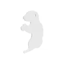 Birchwood Casey AR500 3/8" Steel 1 Hole Animal Silhouette Target Gopher 1/ct - Birchwood-Casey