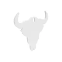 Birchwood Casey AR500 3/8" Steel 1 Hole Animal Silhouette Target - Skull 1/ct - Birchwood-Casey
