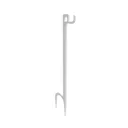Birchwood Casey single Hook Steel Target Hanger Ground Stake - White - Birchwood-Casey