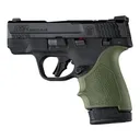 Hogue HandAll Beaver Tail Handgun Grip Sleeve S&W M&P 9 Shield Plus OD Green - Hogue