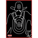 Birchwood Casey Dirty Bird "Gunslinger Silhouette" Target 12"x18" 6/ct - Birchwood-Casey