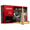 Norma Match King Rifle Ammunition .338 Norma Mag 300gr OTM 2657 fps 20/ct - Norma Ammo