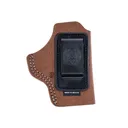 Bianchi Model 6 IWB Holster for Glock 43 Brown Suede RH - Bianchi
