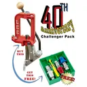 Lee Challenger III Single Stage Press 40th Anniversary Pack with Breech Carb 3-Die Set .44 Spl/.44 Mag - Lee Precision