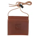 Riven Leather Diaphragm Call Pouch and Lanyard Brown - Riven