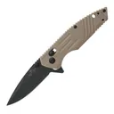 Bear & Son Zytel Slide Lock Folding Knife 2-3/4" Drop Point Desert Sand - Bear-Son