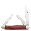 Bear & Son Midsize Stockman Folding Knife 2-3/8" Clip Point Blade Rosewood - Bear-Son