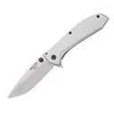 Bear & Son Framelock Assisted Opener Folding Knife 2-7/8" Drop Point Blade Stainless Steel - Bear-Son