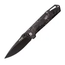 Bear & Son Brisk 3.0 Medium Folding Knife 2-7/8" Drop Point Blade Midnight Camo - Bear-Son