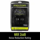 Peltor Sport Tactical 500 Electronic Ear Muffs 26dB Black - Peltor