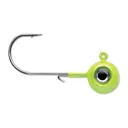 VMC Neon Moon Eye Jig 1/8 oz Glow Chartreuse - Vmc-Weights