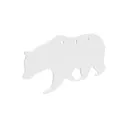 Birchwood Casey AR500 3/8" Silhouette Plate Target 3-Hole Bear - Birchwood-Casey