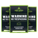 Tactacam Defend No Tresspassing Sign 3/ct - Tactacam