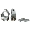Muzzleloading Systems QuickLever Rings & Base Set - W Series 1" Medium, Silver - Muzzleloading-Technologies