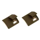 Weaver Short Locking Rail Panel Short - 1.6" Short, 2 pk - Dark Earth - Weaver