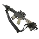 TacShield PRS Hands Free Rifle Sling with Stud QD Swivels Black - Tacshield