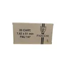 Fiocchi Range Dynamics Rifle Ammunition 7.62X51 NATO 147gr FMJ 2790 fps 20/ct - Fiocchi