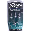 Rage Hypo 2 +P  Broadheads 125 gr 1.75" 4/ct - Rage