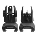 TacFire Tactical Polymer Front And Rear Flip Up Sight Set - TacFire