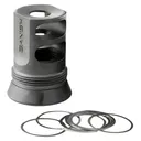 Banish 4581 30-Gold Muzzle Brake 5/8x24 Black - Banish-Suppressors
