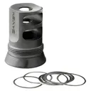 Banish 4578 30-Gold Muzzle Brake 1/2x28 Black - Banish-Suppressors