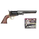 Traditions 1851 Navy Redi-Pak Muzzleloader Handgun .44 Cal 6rd Capacity 7.5" Barrel Black with Walnut Grip - Traditions Firearms