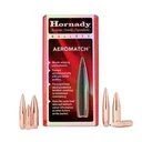 Hornady Aeromatch Rifle Bullets 6mm .243" 105 gr BT 100/rd - Hornady-Reloading