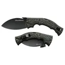 Cold Steel Colossus Folding Knife 4" Leaf Blade Black - Cold-Steel