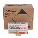 MAXXTech Handgun Ammunition 9mm Luger 124gr FMJ 1126 fps 1000/ct (20-50/ct) - Maxxtech