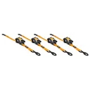 Muddy Retractable Ratchet Straps 1"x10 ft Orange 4/ct - Muddy