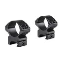 Hawke 2-Piece Match Mount Scope Rings Weaver 30mm Weaver Medium - Hawke-Sport-Optics