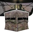 Barronett Blinds Grandview Ground Blind Bloodtrail Backwoods Camo See Through - Barronett-Blinds