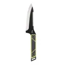 SOG Knives Terragrip Camp Knife 6-7/10" Drop Point Blade Black Green - Sog-Knives