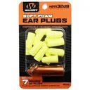 Walker's Foam Ear Plugs 32dB with Aluminum Carry Canister Yellow 7 pairs - Walker-S