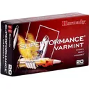 Hornady Superformance Varmint V-Max Rifle Ammunition .223 WSSM 55gr PT 2600 fps 20/ct - Hornady