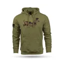 Nine Line Tactical Wiener Hooded Sweatshirt Olive 2XL - New-Line-Apparel